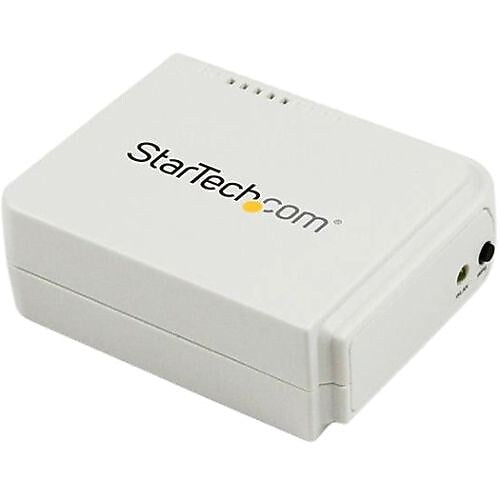 StarTech 1 Port USB Wireless N Network Print Server - 802.11 b/g/n, White (PM1115UW)