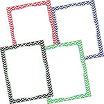 Barker Creek Nautical Chevron Incentive Chart Set, 17" x 22", Multicolored, 4/Set (LL567)