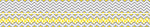 Barker Creek Double-Sided Trim, Gray/Yellow Chevron, 12/Pack (LL985)