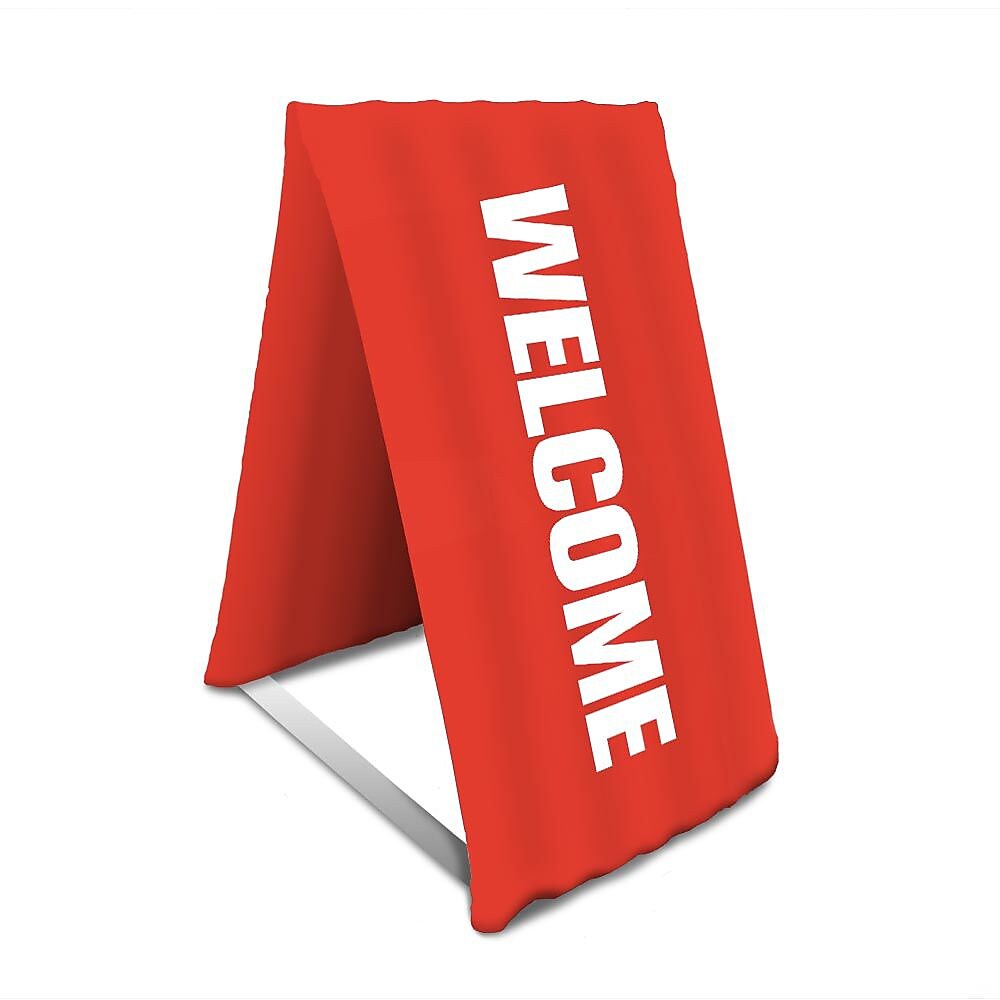 Metrix Aire Frame™ in Red 20" x 33", Welcome