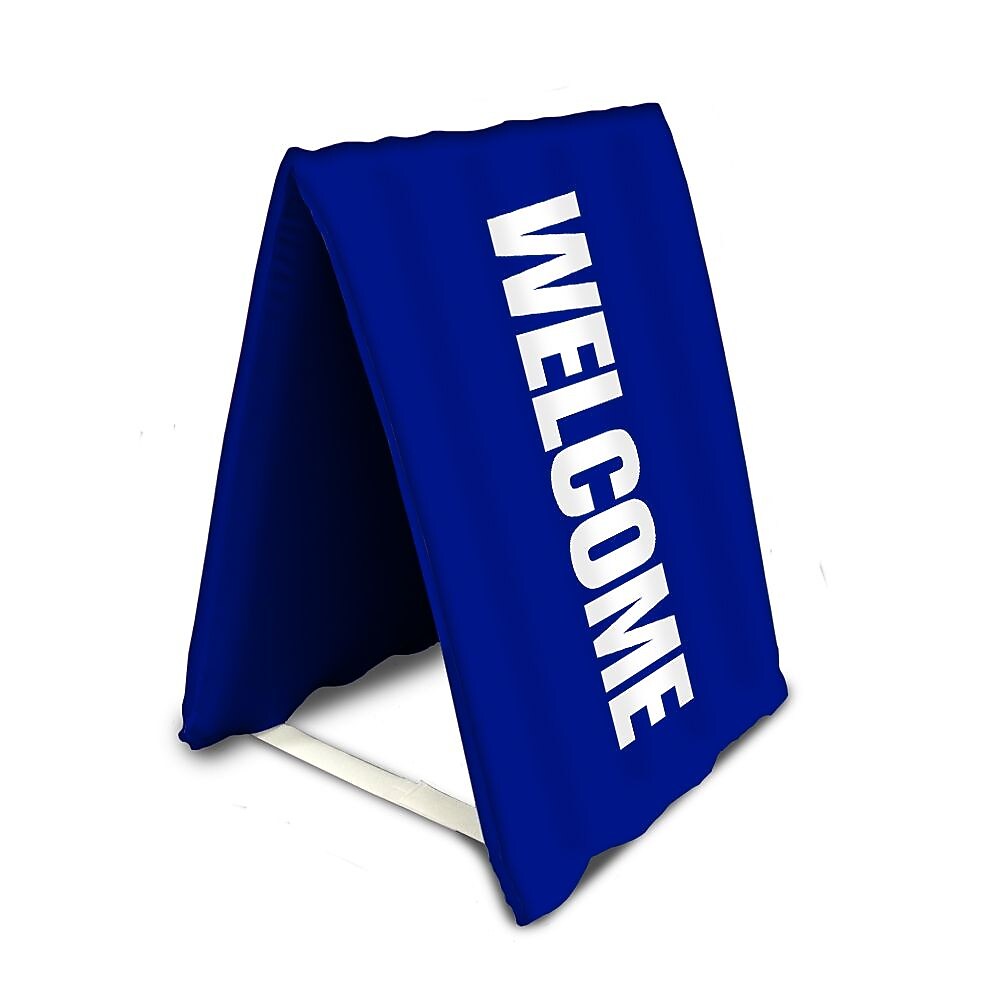 Metrix Aire Frame™ in Blue 20" x 33", Welcome