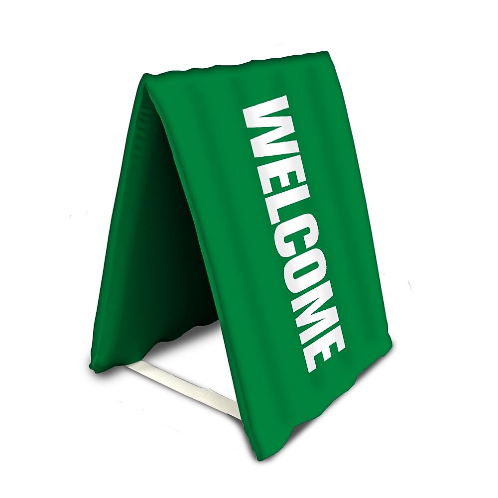 Metrix Aire Frame™ in Green 20" x 33", Welcome