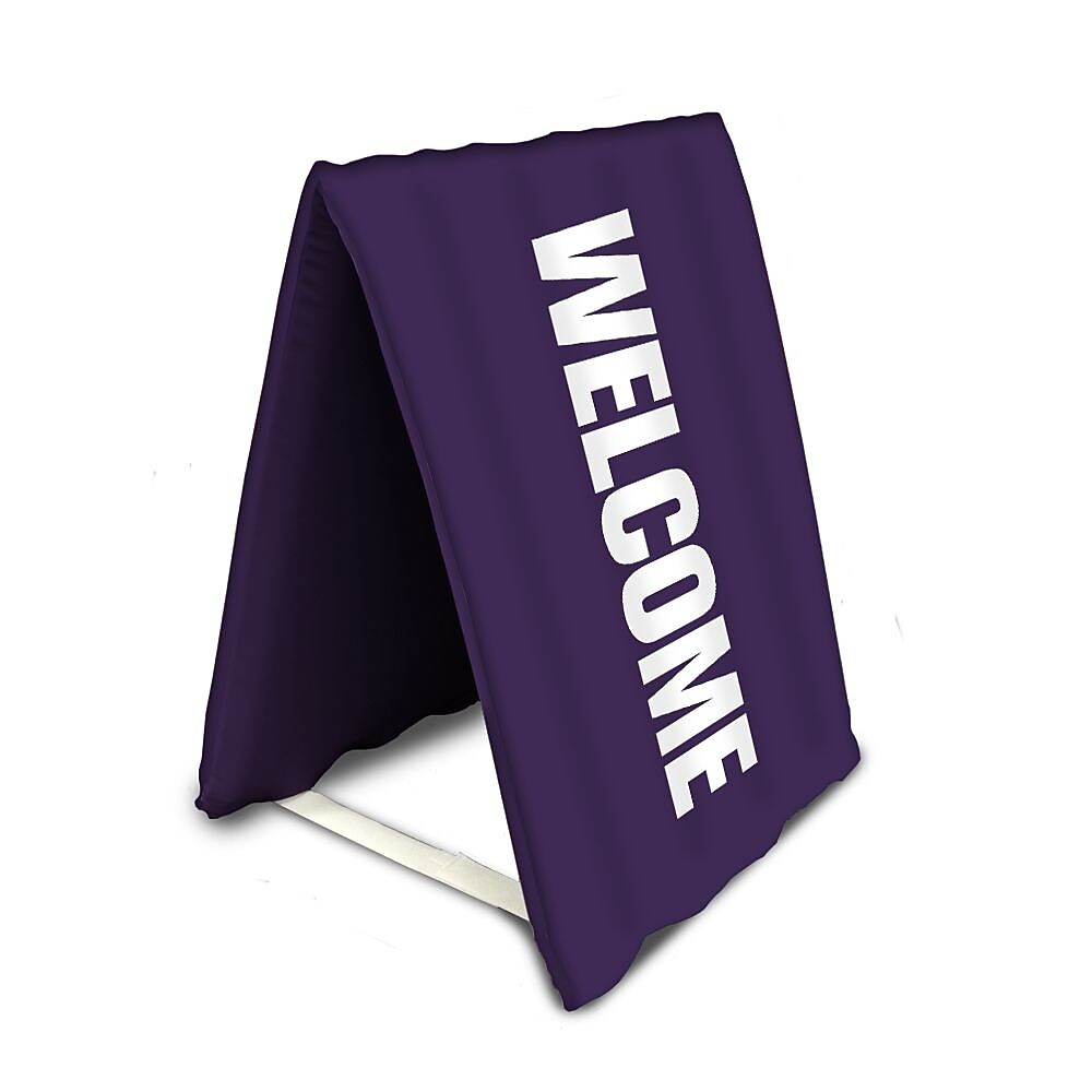 Metrix Aire Frame™ in Purple 20" x 33", Welcome