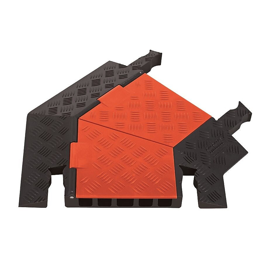 Checkers® Guard Dog® 5 Channel General Purpose Right Turn Cable Protector, Orange/Black