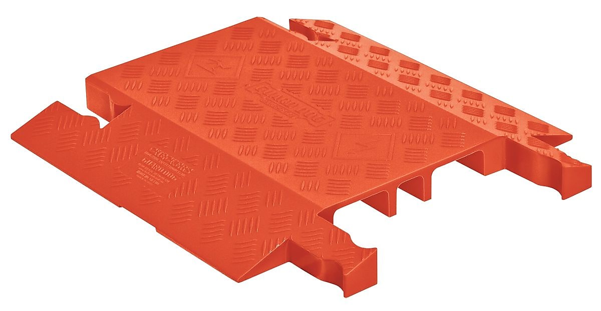 Checkers® Guard Dog® 3 Channel General Purpose Drop Over Cable Protector, Orange