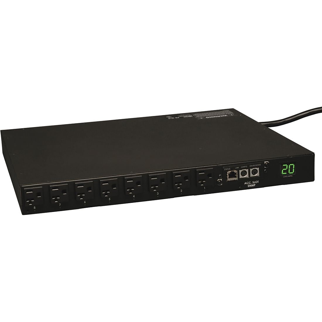TRIPP LITE Switched PDU PDUMH20NET 120V 20A L5-20P 5-20P 1U RM 5-15/20R 12ft 16-Outlets