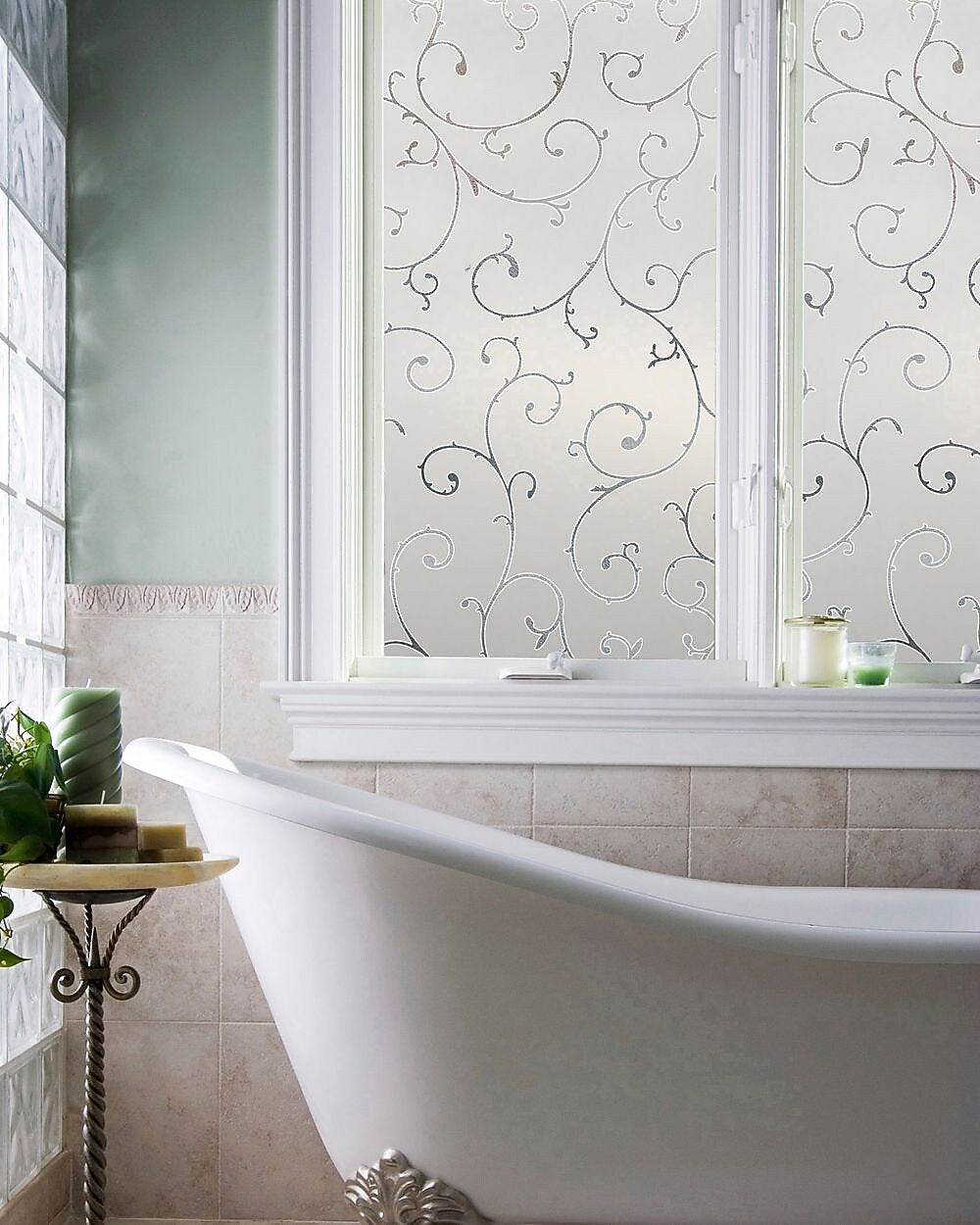 Artscape Etched Lace Clear Window Film, 24" x 36" (01-0126)
