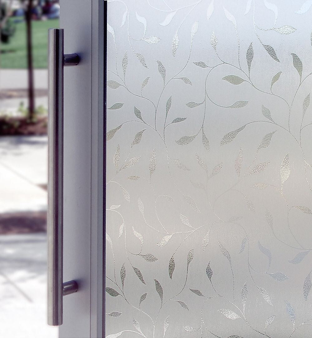 Artscape Etched Leaf Clear Window Film, 24" x 36" (01-0128)