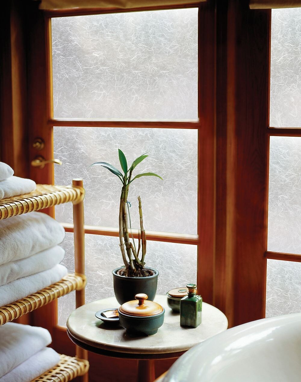 Artscape 36"H x 24"W Rice paper Clear Window Film (01-0134)