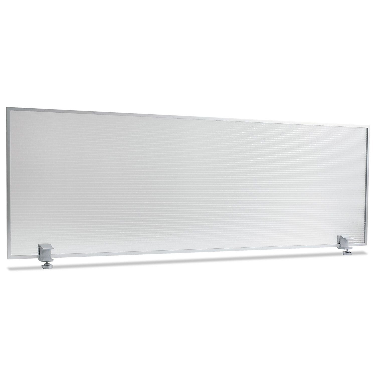 Alera® Polycarbonate Privacy Panel, 47w x 18h, Silver (ALEPP4718)