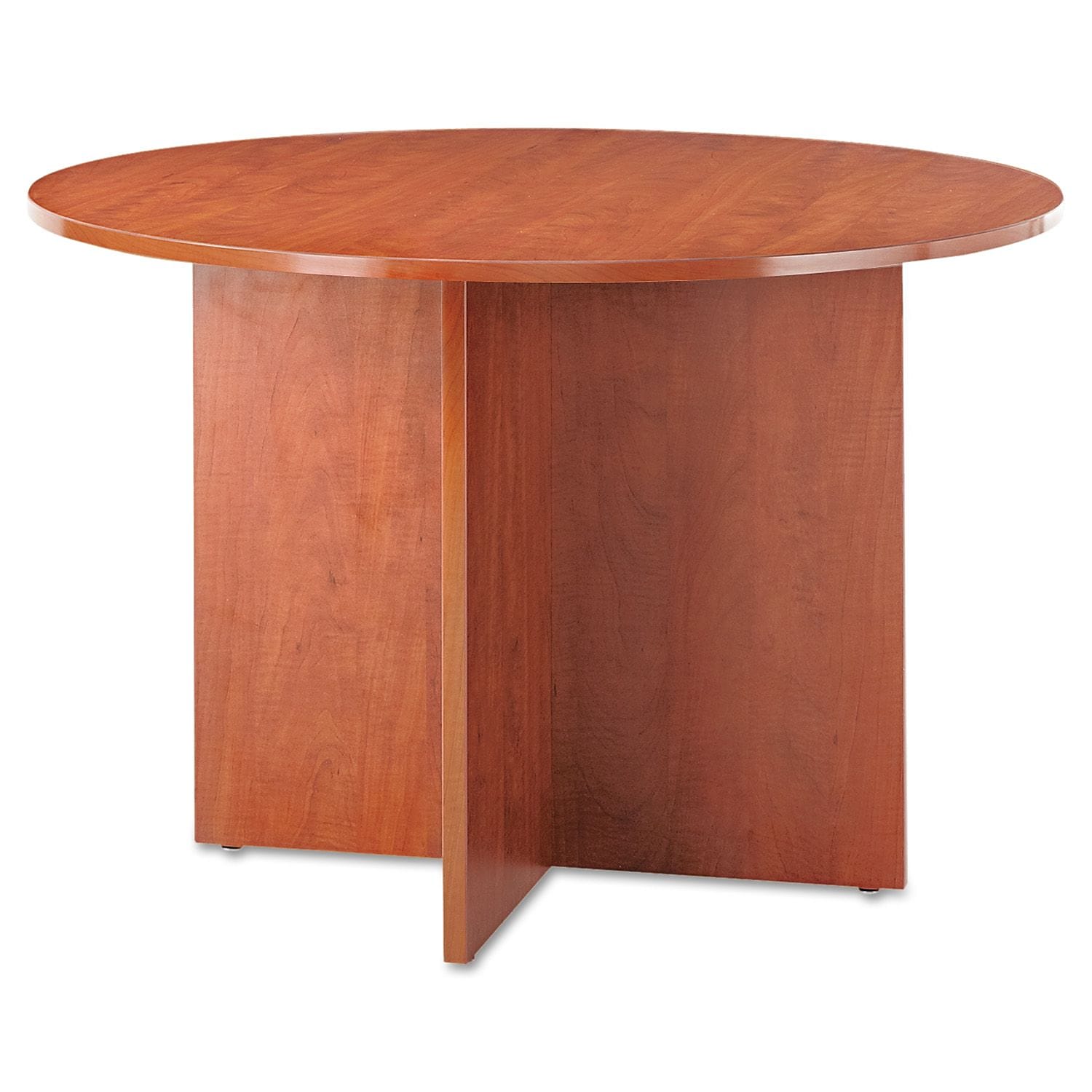 Valencia Series Round Conference Table, 29-1/2h x 42 dia., Medium Cherry