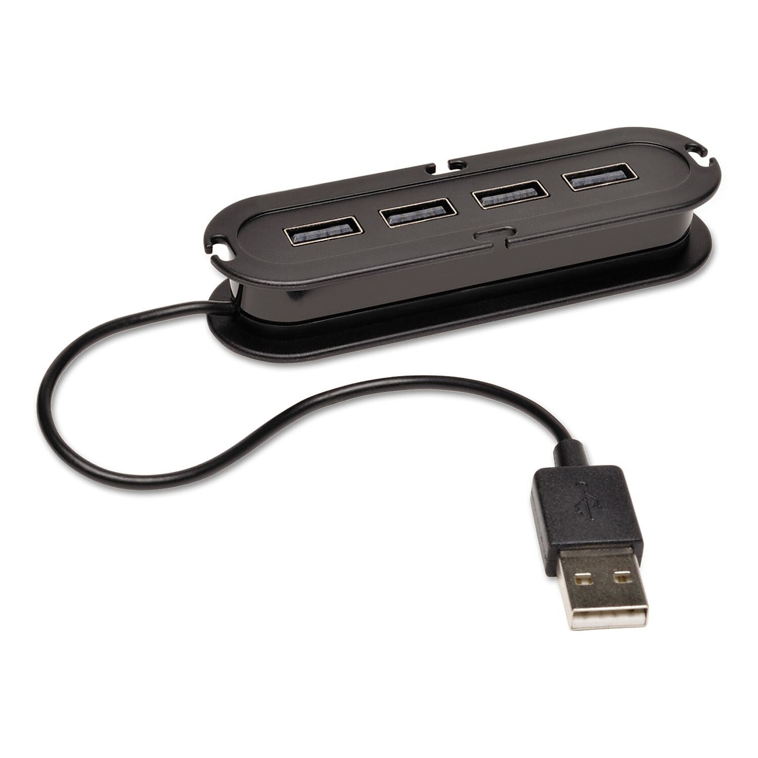 Tripp Lite 4-Port USB 2.0 Hub, Black (TRPU222004R)