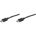 Manhattan® 6.6' DisplayPort Male/Male Monitor Cable, Black