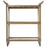 Update International BC-2416LGZ, 31'' Aluminum 3-Tier Heavy Duty Bus Cart