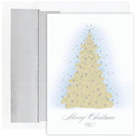 JAM Paper® Christmas Cards Set, Frosted Tree Design, 16/Pack (526823300)