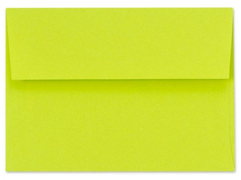 LUX A1 Invitation Envelopes (3 5/8 x 5 1/8) 250/Box, Wasabi (FE4865-22-250)