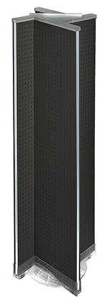 Azar Displays 13.5" x 60" Pegboard Display Pinwheel Spinner Black