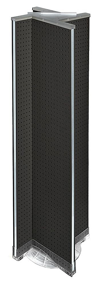 Azar Displays 13.5" x 60" Pegboard Display Pinwheel Spinner Black