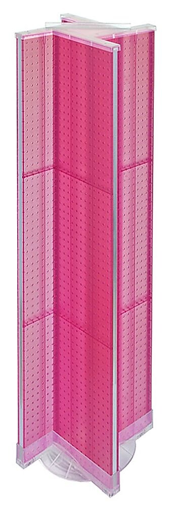 Azar Displays 13.5" x 60" Pegboard Display Pinwheel Spinner Pink