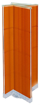 Azar Displays 16" x 60" Pegboard Floor Display Orange