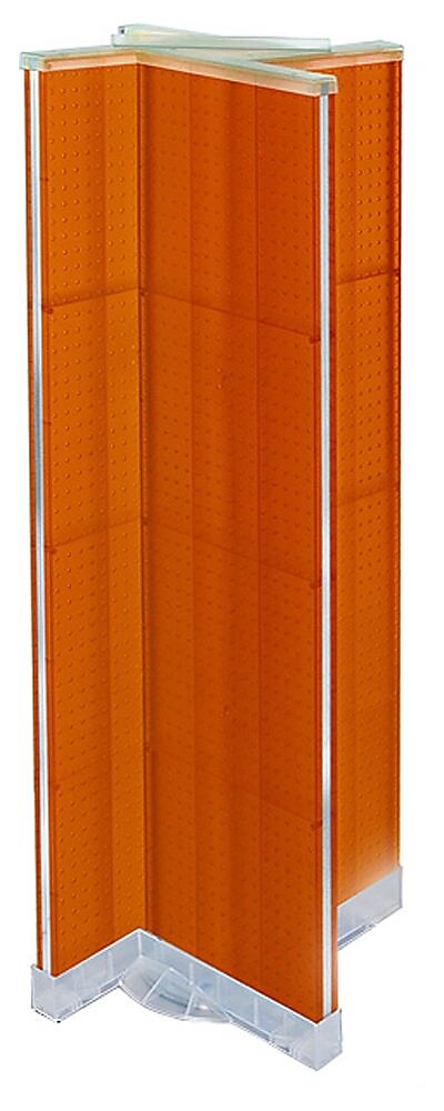 Azar Displays 16" x 60" Pegboard Floor Display Orange