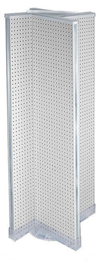 Azar Displays 16" x 60" Pegboard Floor Display White