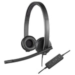 Logitech H570e Binaural USB Headset, Wired (981000574)
