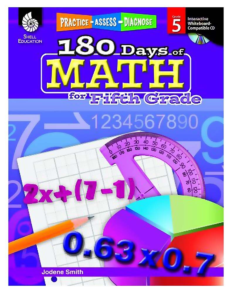 Practice, Assess, Diagnose: 180 Days of Math for Fifth Grade (50808)