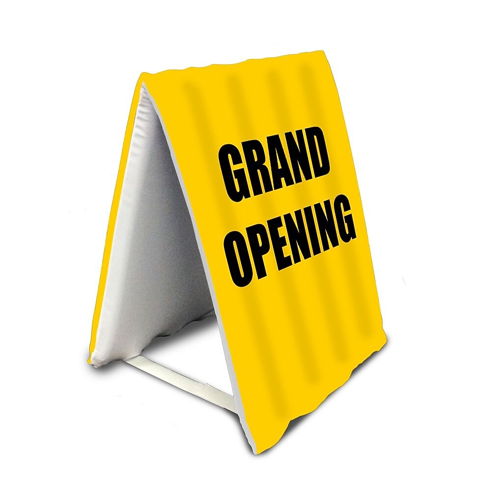 Metrix 20" x 33" E Aire Frame with Grand Opening Sign, Yellow