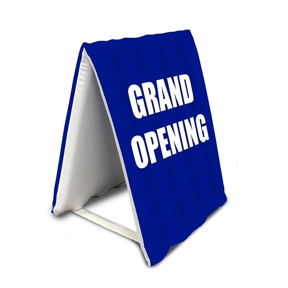 Metrix 20" x 33" E Aire Frame with Grand Opening Sign, Blue