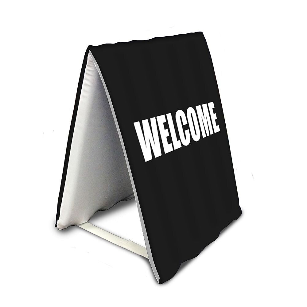 Metrix 20" x 33" E Aire Frame with Welcome Sign, Black
