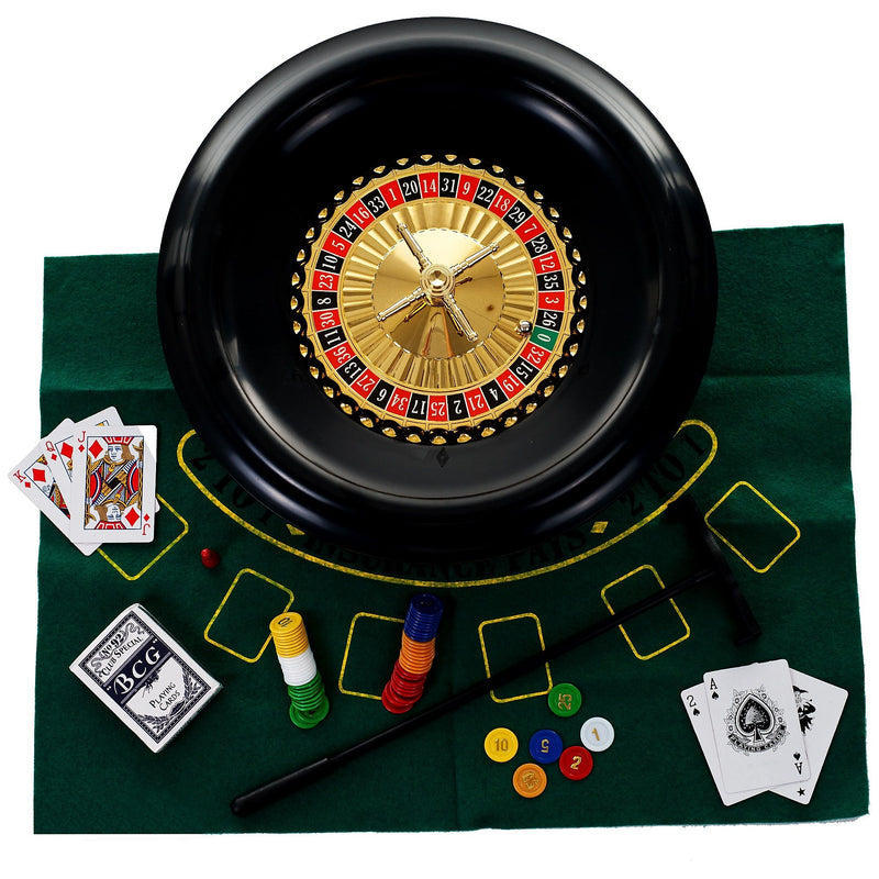 Trademark Poker 16" Roulette Set With Accessories (886511211704)