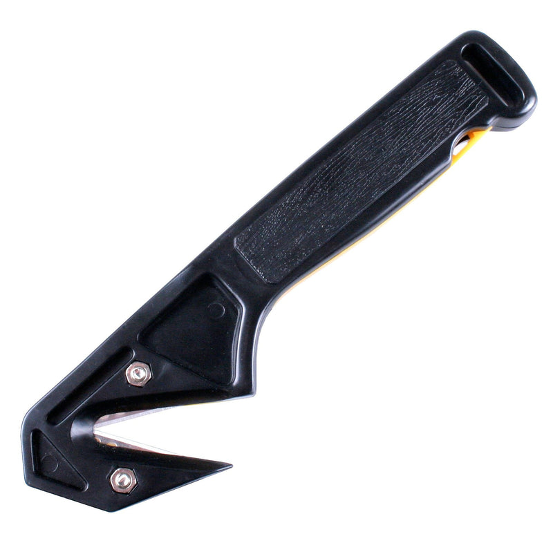 Cosco® Plastic/Metal Band/Strap Replaceable Blade Utility Knife, Black, 5/Pack (091482PK5)