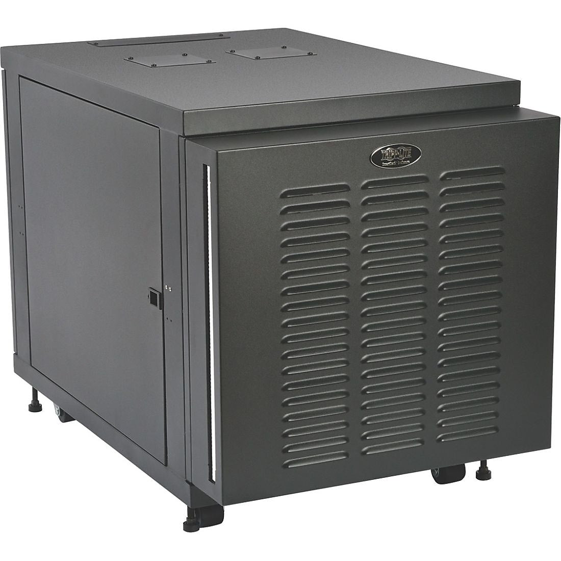 Tripp Lite SmartRack 12U Industrial Floor Rack Enclosure Cabinet, Black