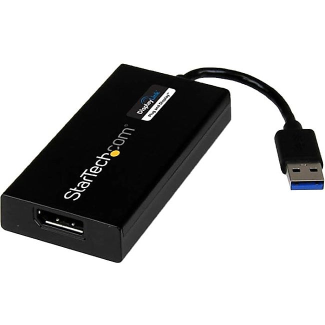 StarTech USB 3.0/DisplayPort Graphics Adapter, Black