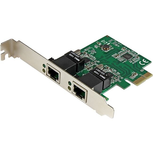 StarTech 2-Port PCIe Gigabit Ethernet Adapter (ST1000SPEXD4)