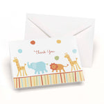HBH™ 3 1/2" x 4 7/8" Jungle Animals Wedding Thank You Card, 25/Pack