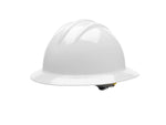 Bullard Plastic Full Brim Hard Hat, White (216-33WHR)