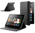 SUPCASE Slim Lightweight PU Leather Hard Shell Case For 7" Amazon Kindle Fire HD, Black