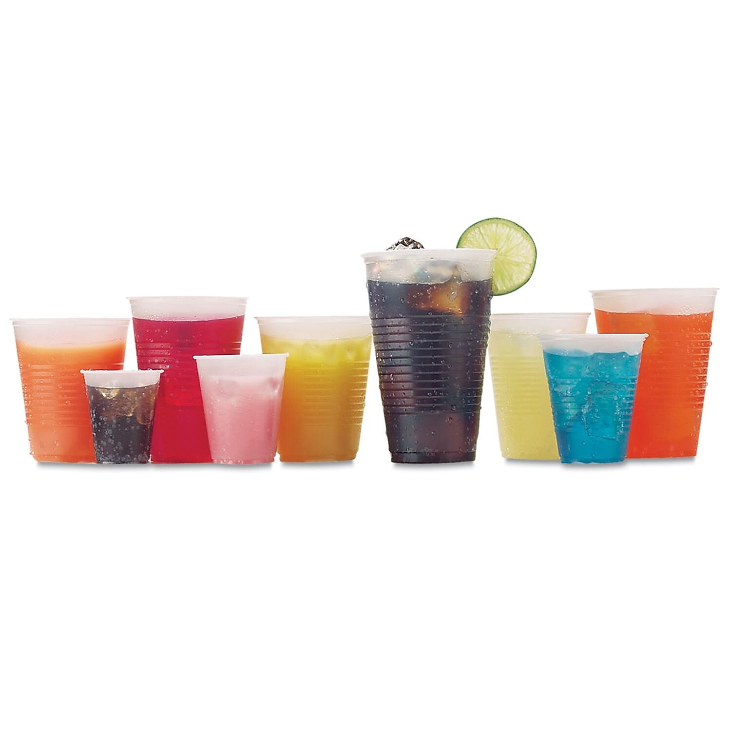FABRI KAL Ribbed Cold Drink Cup, 9 Oz.