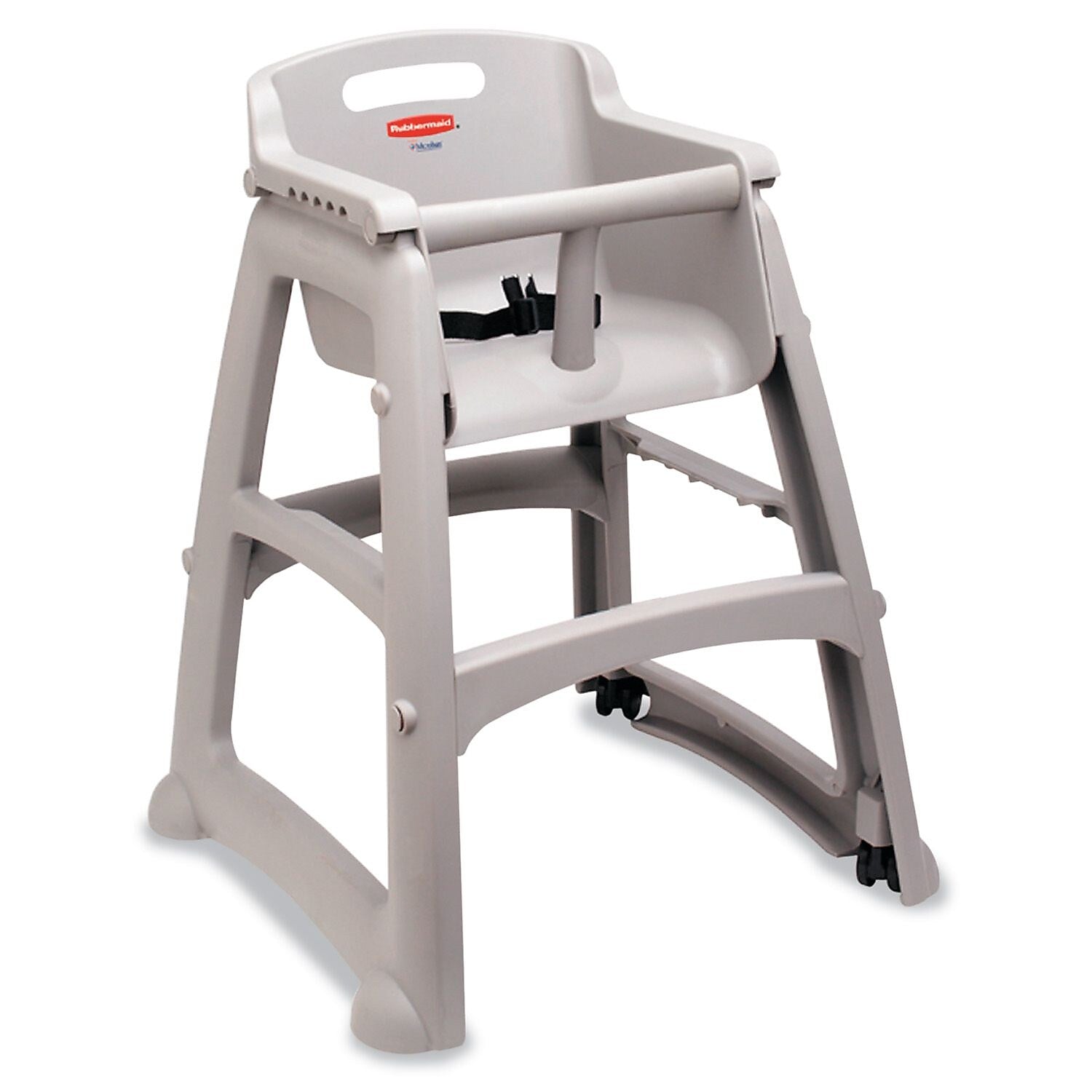 Rubbermaid® Sturdy Chair™ Youth Seat with Wheels, Platinum