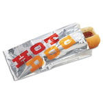 Laminated Foil Hot Dog Bag, 8-1/2"H x 3-1/2"W x 1-1/2"D, 1000/Carton