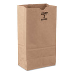 S & G Packaging Extra Heavy Duty Kraft Grocery Paper Bag, 8.56" x 4.75" x 2.94", Brown, 500/Pack