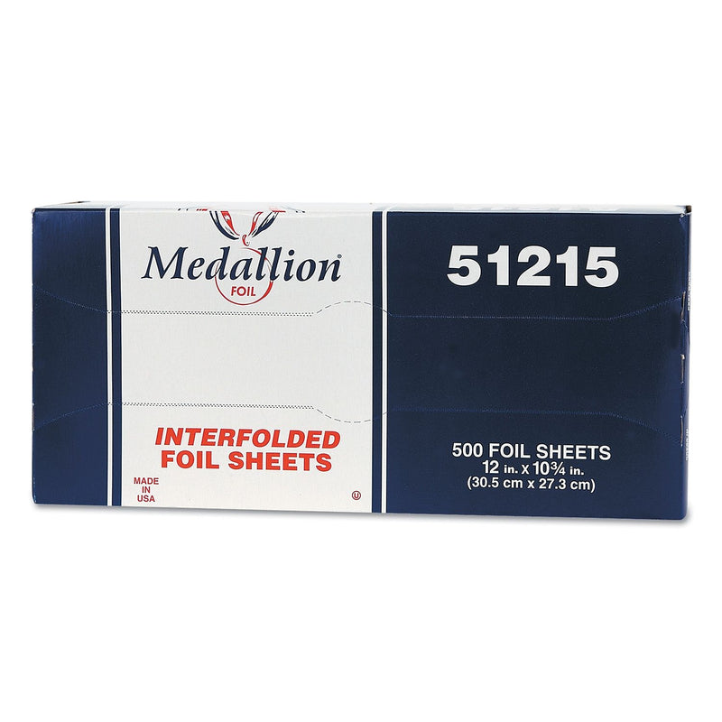 Durable Premier Foil Pop-Up Aluminum Foil Sheets, Interfolded, 12" x 10.75", 3000/Carton (HFA51215)