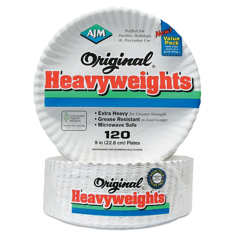 AJM PACKAGING Gold Label Coated Paper Plates