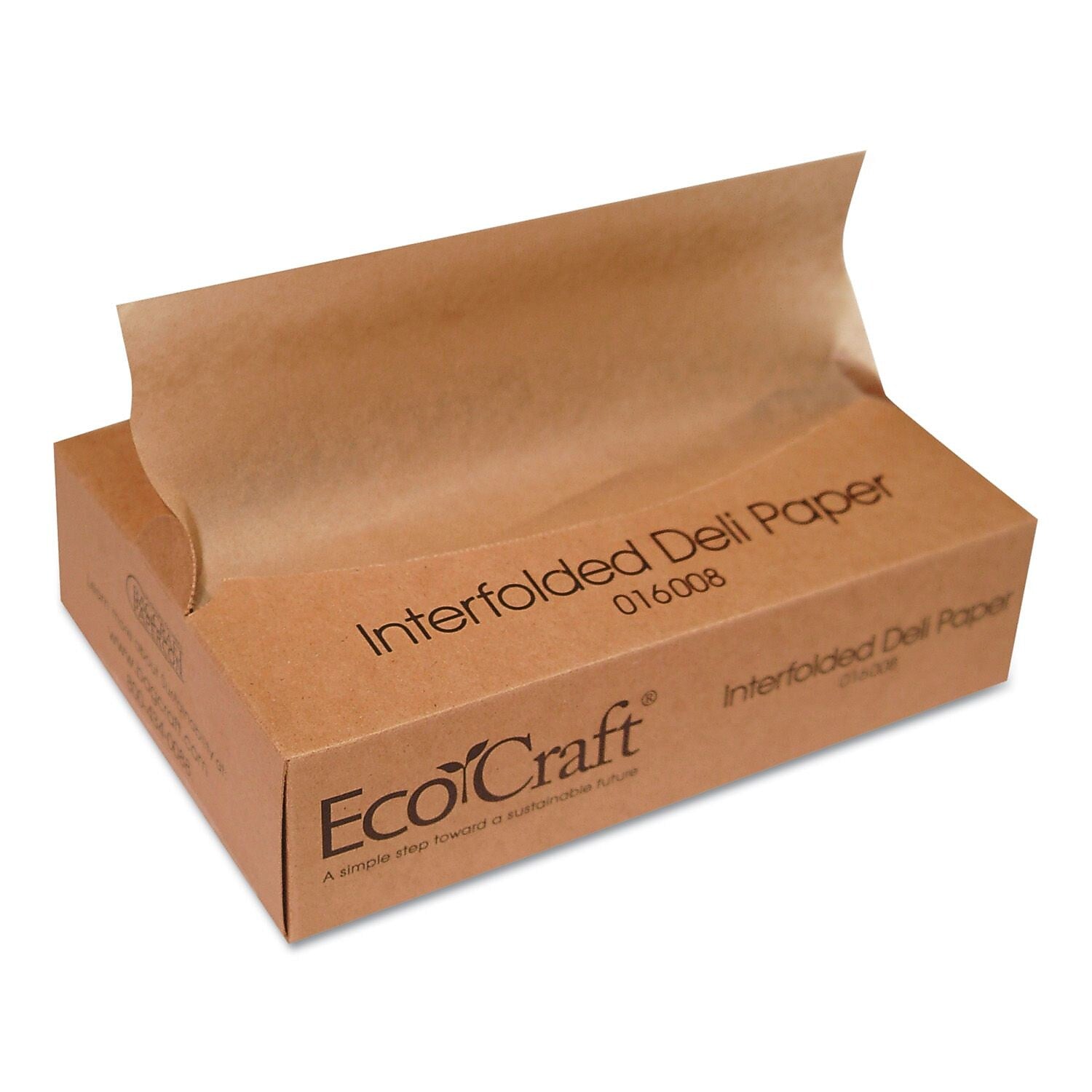 BAGCRAFT EcoCraft Interfolded Soy Wax Deli Sheets