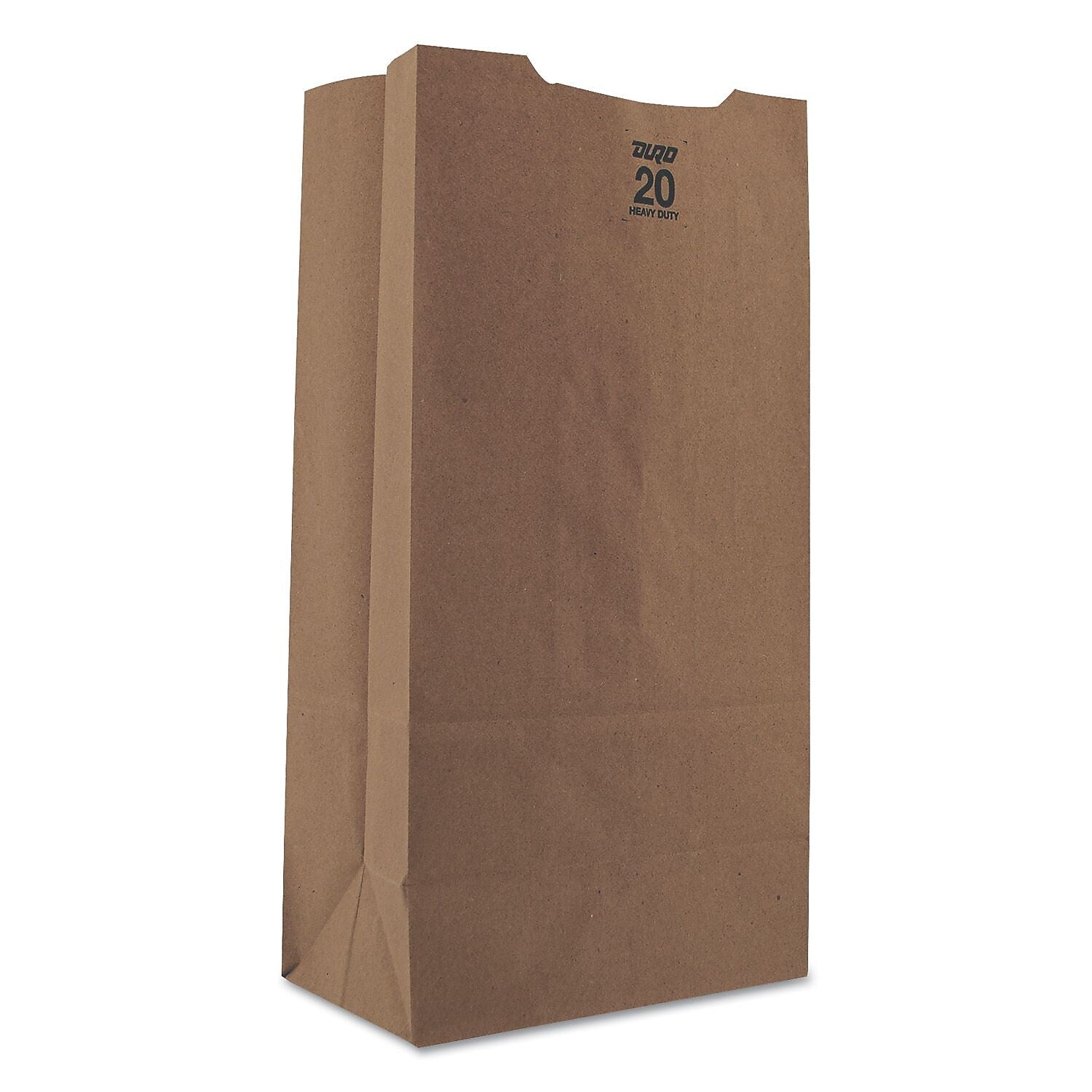 S & G PACKAGING Heavy-Duty Kraft Paper Bag, 16-1/8"H x 8-1/4"W x 5-5/16"D, Brown, 500/Bundle (BAG GH20)