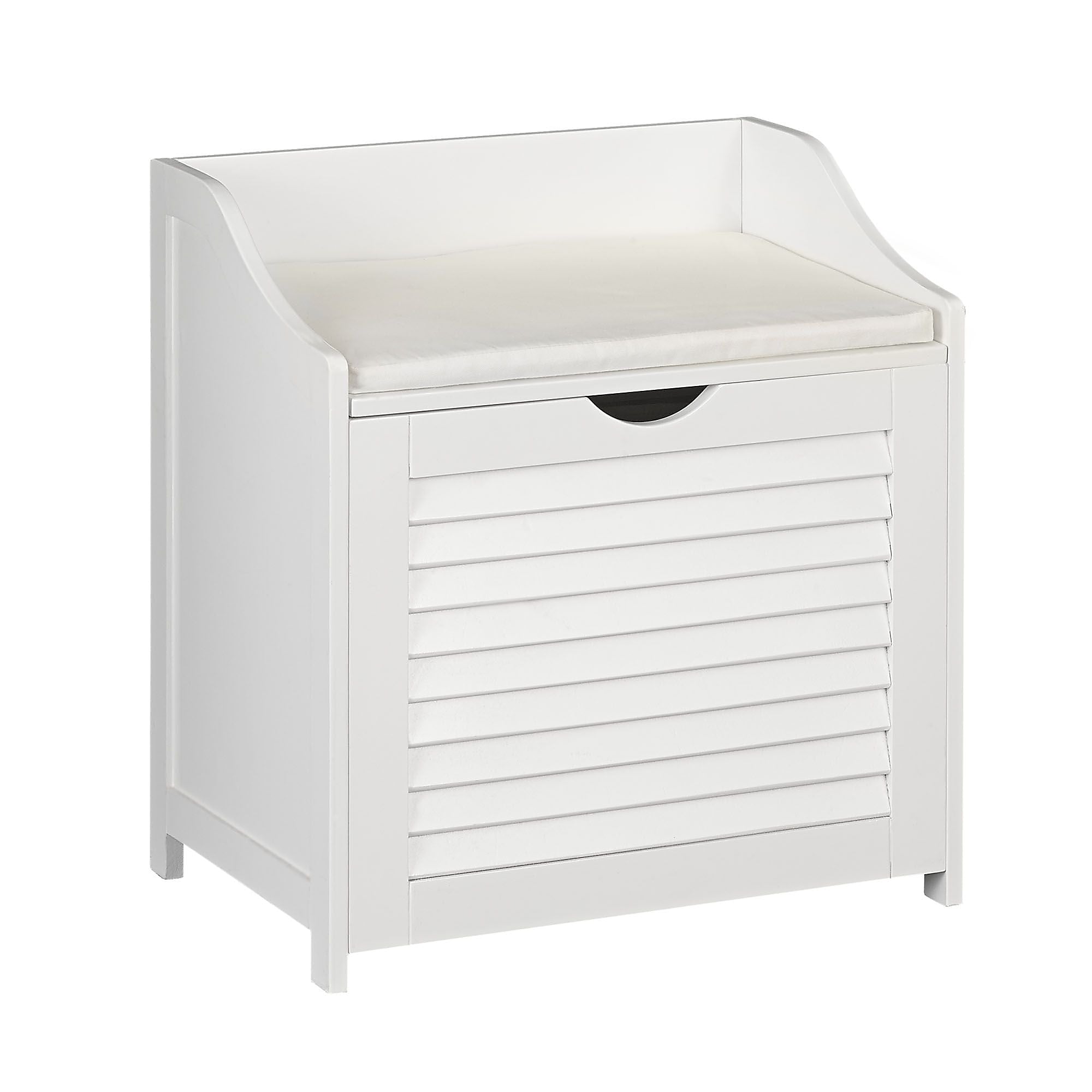 Household Essentials Single Load Cabinet Hamper Seat (18410-1)
