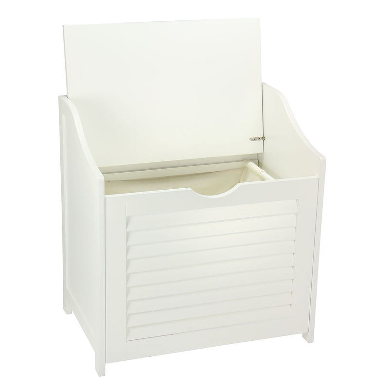 Household Essentials Single Load Cabinet Hamper Seat (18410-1)