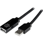 StarTech 65.6' USB A to USB A Extension Cable, Male to Female, Black (USB2AAEXT20M)